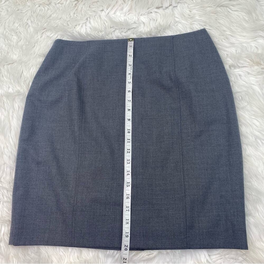 Brooks Brothers Women's Wool Pencil Skirt Gray Size 12P NWT